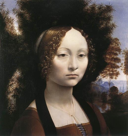 Paintings until 1480 - Portrait of Ginevra de Benci National Gallery of Art, Washington.bmp