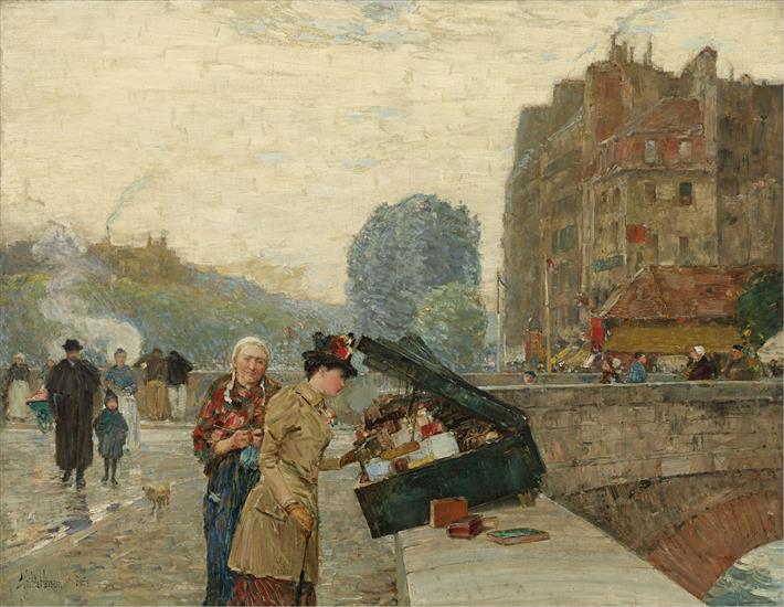 Frederic Childe Hassam - Frederick Childe Hassam - Quai St. Michel, 1888.jpeg