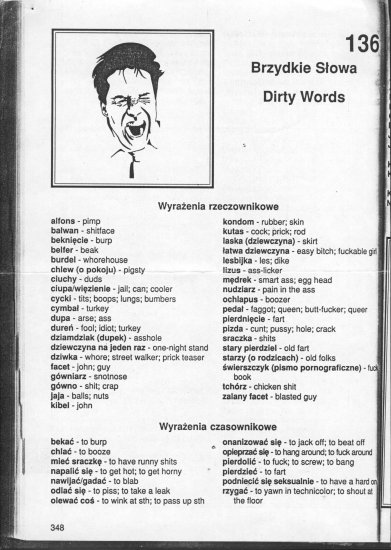 Język angielski - Brzydkie słowa - dirty english words - page 1.TIF