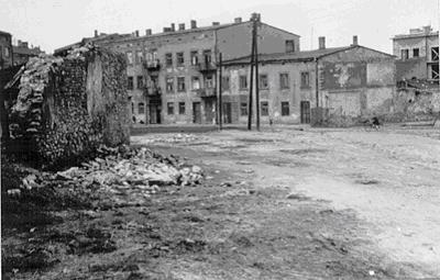 archiwalne fotografie II wojna światowa - getto niemieckie w Częstochowie getto34.jpg