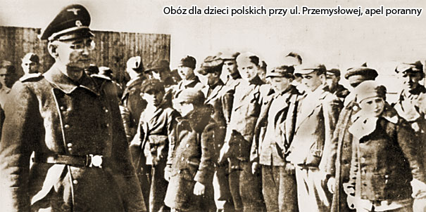 archiwalne fotografie II wojna światowa - Łódzkie getto Obóz dla dzieci ul.Przemysłowa -Apel.jpg