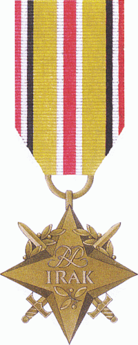 odznaki II wojna Światowa - 200px-POL_Gwiazda_Iraku_awers.png