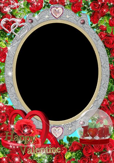 Ramki Photoshop Romantyczne - Frame romantic - Valentines Day.png