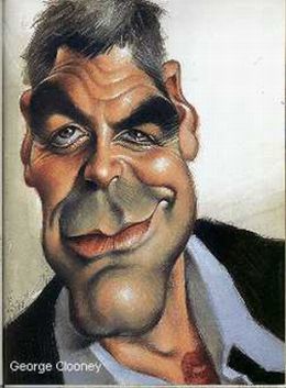 karykatury - kar George Clooney.jpg