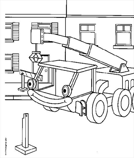 Budowlane - pojazdy budowlane - kolorowanka 28.gif