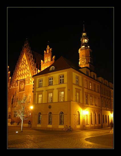 Zamki w Polsce - Wrocław - wieczór na Rynku.jpg