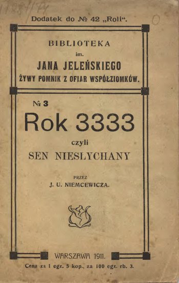 Niemcewicz Julian Ursyn - Niemcewicz Julian Ursyn - Rok 3333 czyli sen niesłychany.jpg