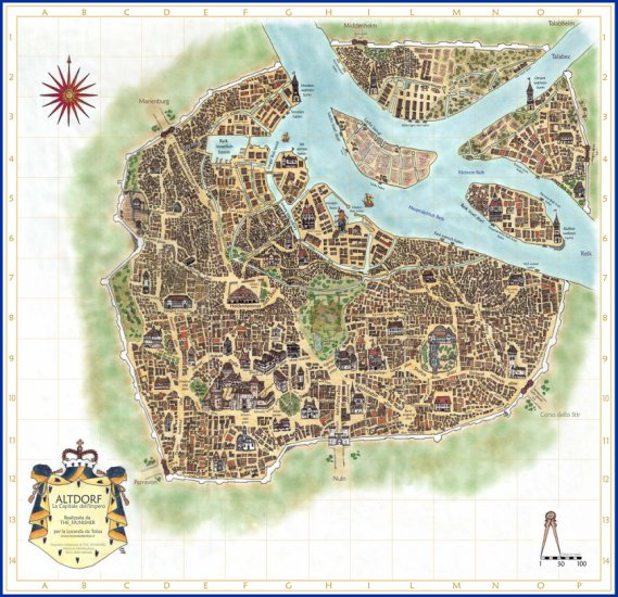Mapy Miasta Starego Świata - Altdorf Kolorowa Mapa Miasta.jpg