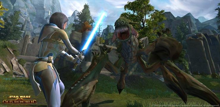 Galeria - 2010-02-07-23-13-12-star-wars-the-old-republic-Tython_Jedi_Knight_fighting_acklay.jpg