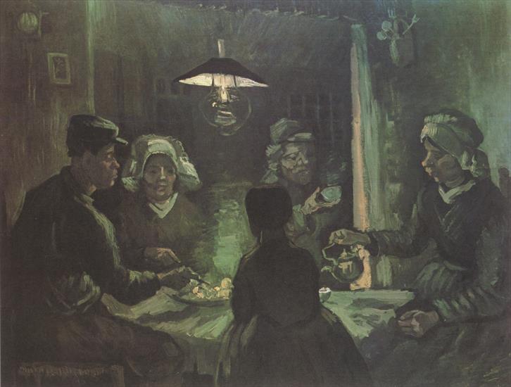 Malarstwo - 146. Potatoes Eaters, Nuenen 1885.jpg