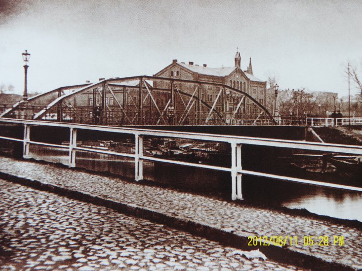 Mosty Bydgoskie - Bydgoszcz , most Bernardyński w 1875r.JPG