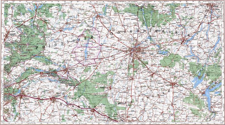 Topograficzna mapa Polski - n33-131-132-Gniezno.jpg