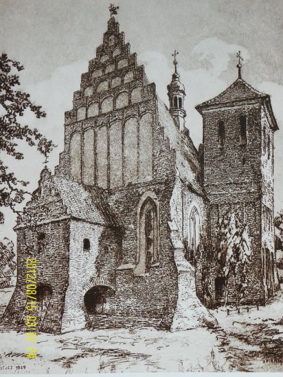 Kościoły w Bydgos... - Bydgoszcz , Fara powstała w 1346r.W 1425r spłonęł...ła i w końcu XIVwieku odbudowana.obecnie Katedra.JPG