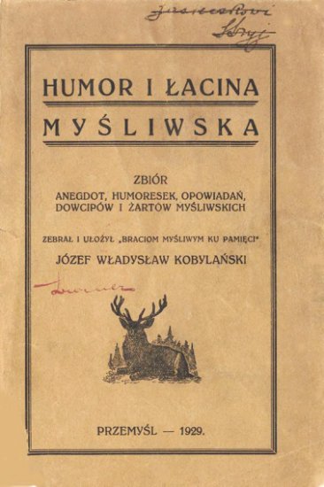 Kobylański Józef Władysław - Kobylański Józef Władysław - Humor i łacina myśliwska.jpg