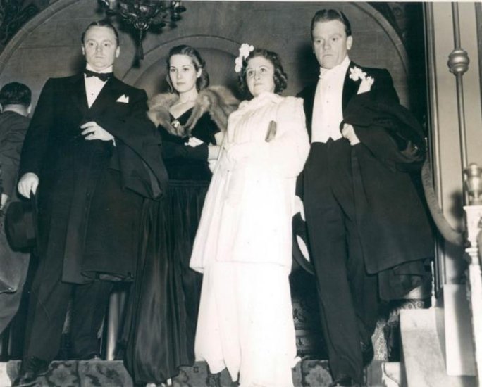Oscary photo - 1937 Mr and Mrs William Cagney, left, and Mr and Mrs... they attended the annual film Academy Award Banquet.jpg