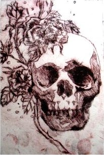 Czaszki - Skull_and_Roses_by_Monochrome_Clown.jpg
