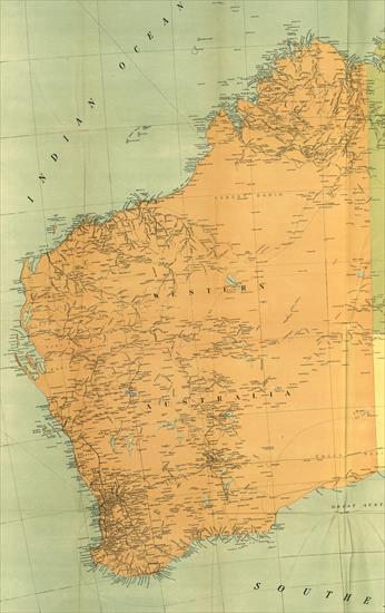 Stare mapy z różnych cześci świata - XIX i XX wiek - australia 1916 western australia.jpg