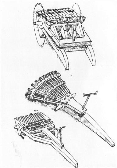 Pistolety i Karabiny Maszynowe - Volley-Firing Guns Designed by Leonardo da Vinci.jpg